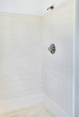 Shower Refinishing - Before Transformation